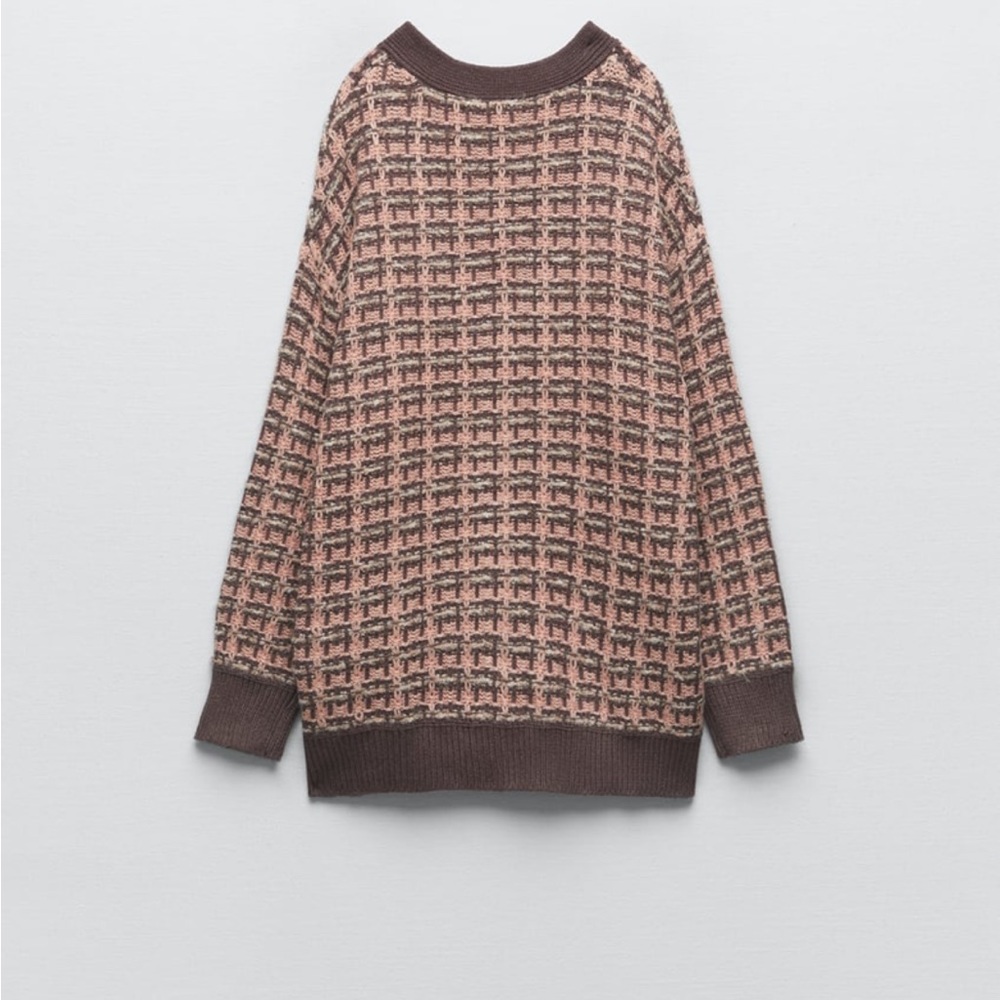 Women Zara V Neck Cardigan Size Small - Picture 4 of 8